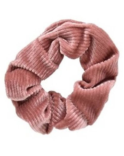 Eleganza Hårelastik Lyserød Velour