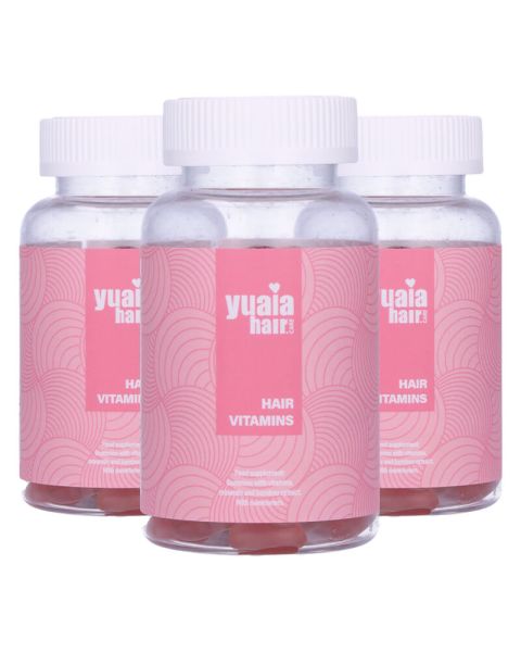 3 x Yuaia Haircare Gummi Hair Vitamins