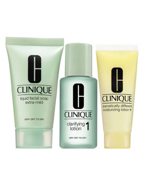 Clinique 3-Step Skin Care System Very Dry To Dry Clinique 3-Step Skin Care System Very Dry To Dry