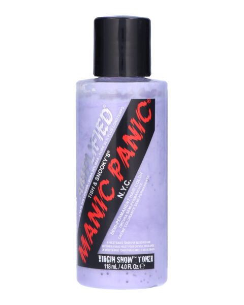 Manic Panic Amplified Semi-Permanent Hair Color Virgin Snow Toner Manic Panic Amplified Semi-Permanent Hair Color Virgin Snow Toner