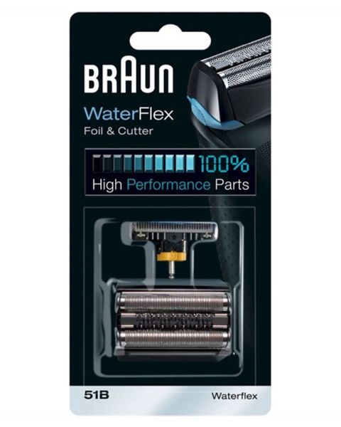 Braun WaterFlex Foil & Cutter Shaver Head 51B Braun WaterFlex Foil & Cutter Shaver Head 51B