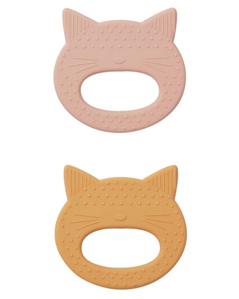 Liewood Geo Bidering 2-pak Cat Rose / Yellow Mellow
