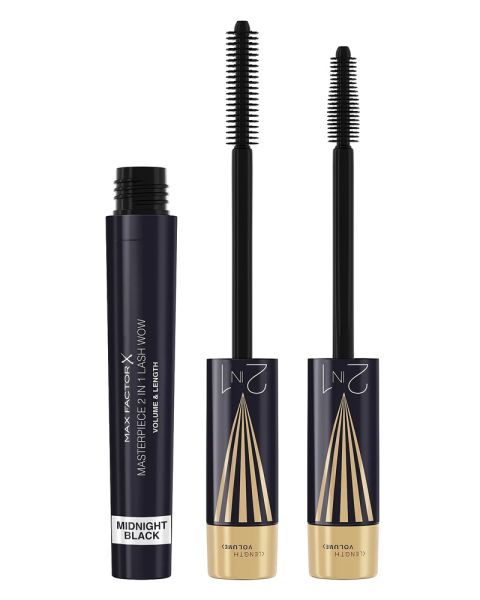 Max Factor Masterpiece 2 In 1 Lash Wow Mascara Midnight Black