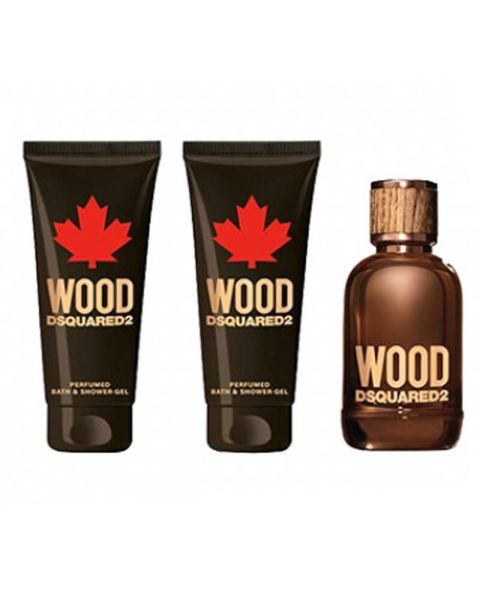 Dsquared2 Wood Pour Homme Gift Set EDT Dsquared2 Wood Pour Homme Gift Set EDT