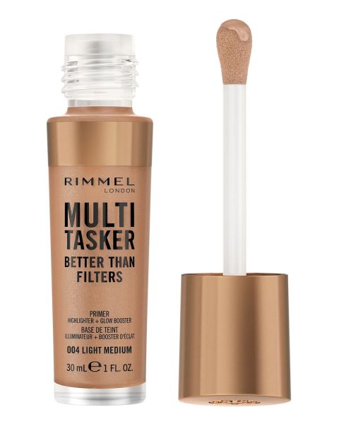 Rimmel London Multi Tasker Better Than Filters Primer Highliger + Glow Booster 004 Light Medium