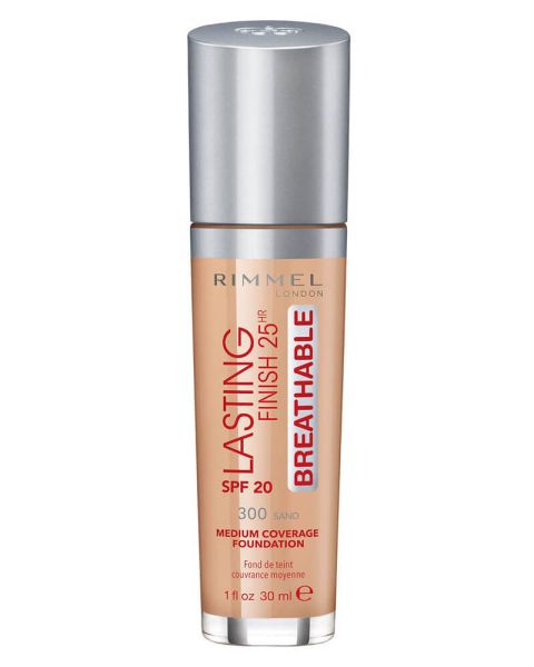 Rimmel Lasting Finish 25th Breathable SPF 20 300 Sand Rimmel Lasting Finish 25th Breathable SPF 20 300 Sand
