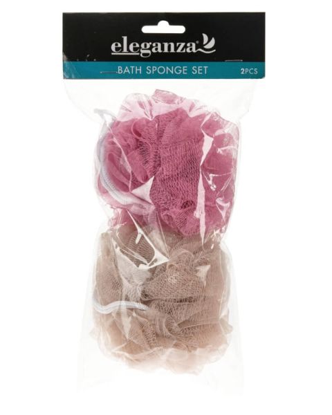 Eleganza Badesvamp sæt Lyserød og Rosa Eleganza Badesvamp sæt Lyserød og Rosa