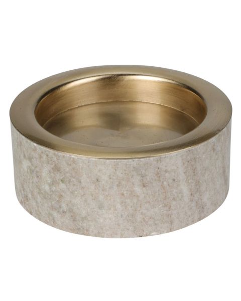 Excellent Houseware Marmor Lysholder Sand 10Ø