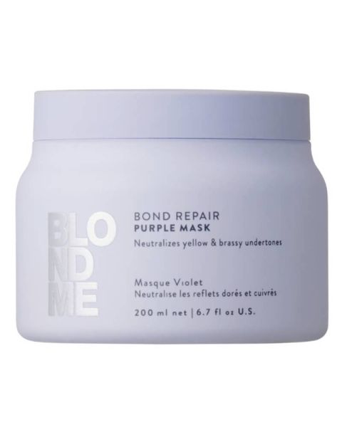 Schwarzkopf BlondMe Bond Repair Purple Mask