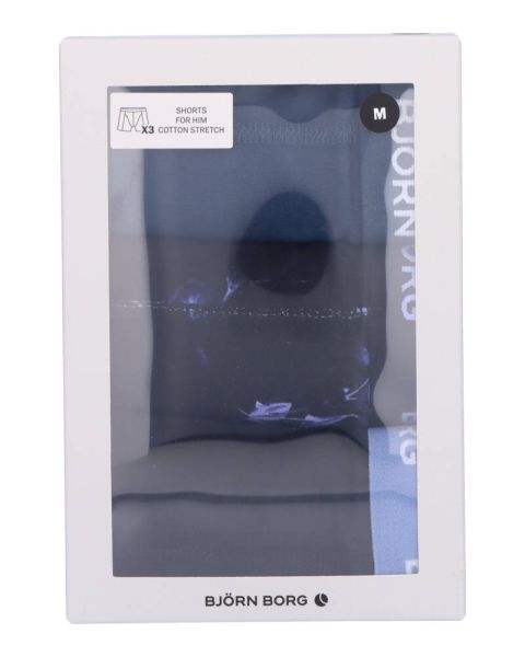 Björn Borg Cotton Stretch Shorts 3-Pack Str. M
