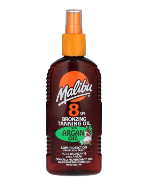 Malibu Bronzing Tanning Oil SPF 8 (Stop Beauty Waste)(Dobbelt Pakke)