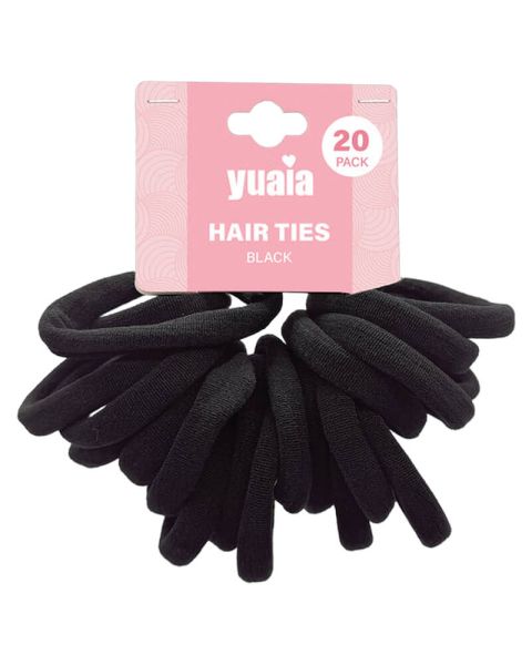 Yuaia Hair Ties Black