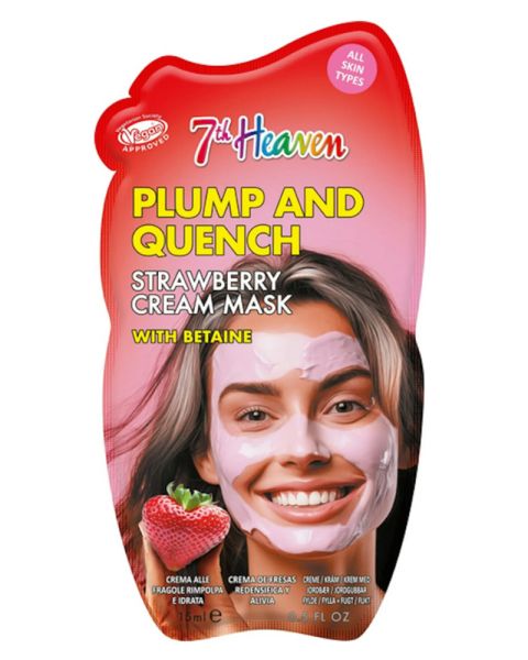 7th Heaven Plump And Quench Strawberry Cream Mask