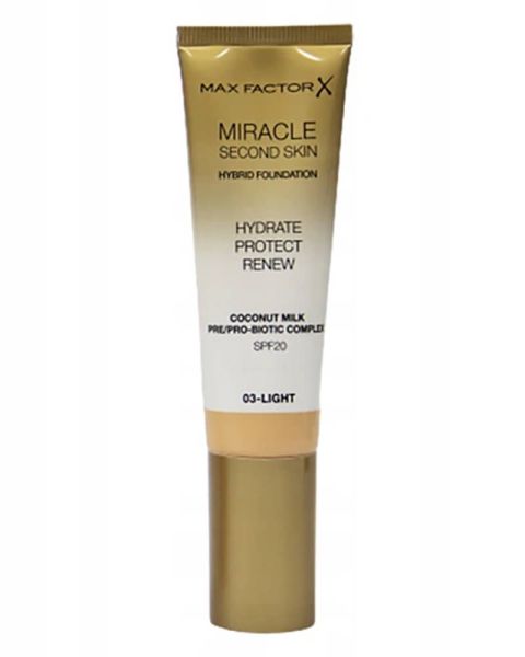 Max Factor Miracle Second Skin Hybrid Foundation 03 Light