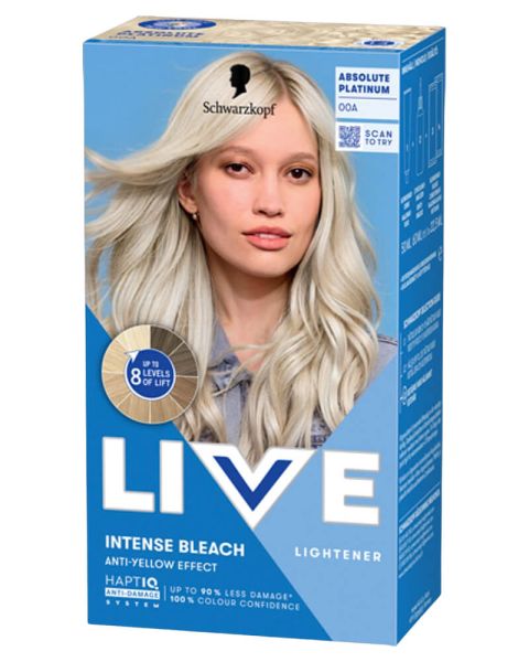 Schwarzkopf LIVE Intense Bleach 00A Absolute Platinum Schwarzkopf LIVE Intense Bleach 00A Absolute Platinum
