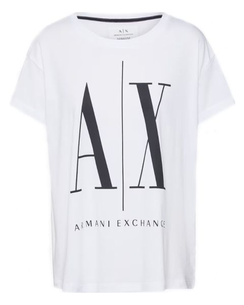 Armani Exchange Icon Period Women T-Shirt Hvid Str. L