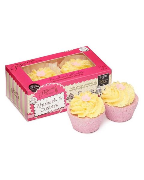 Patisserie De Bain Rhubarb & Custard Bath Tartlettes Patisserie De Bain Rhubarb & Custard Bath Tartlettes