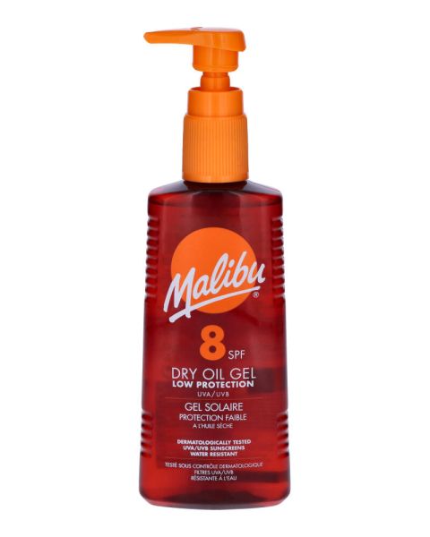 Malibu Dry Oil Gel SPF 8 (Stop Beauty Waste)