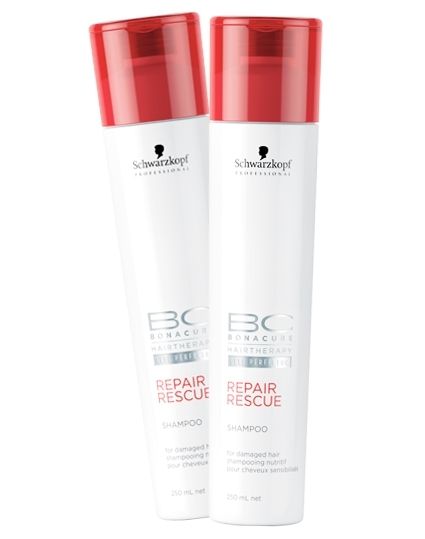 2 x BC Bonacure Repair Rescue Shampoo