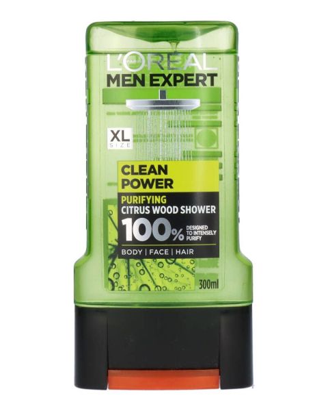Loreal Men Expert Clean Power Body-Face-Hair
