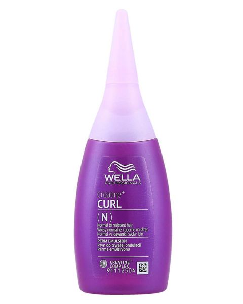Wella Creatine+ Perm Emulsion for Natural to Resistant Hair Wella Creatine+ Perm Emulsion for Natural to Resistant Hair