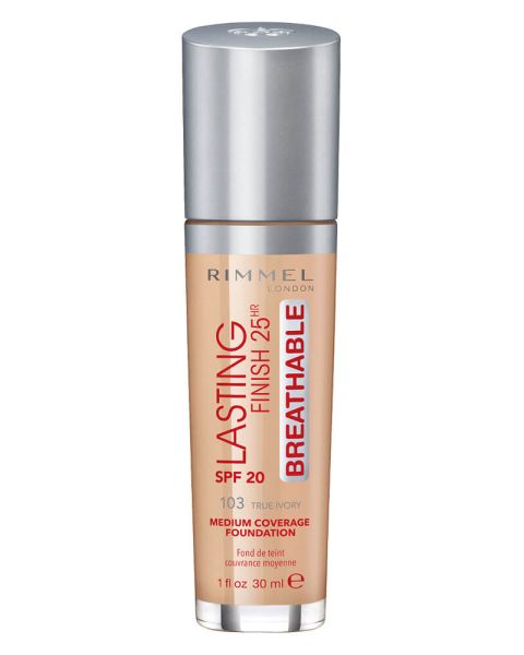 Rimmel Lasting Finish 25th Breathable SPF 20 103 True Ivory