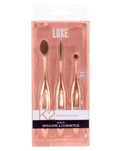 Luxe Studio Makeup Brush Set Face & Eyes K2 Luxe Studio Makeup Brush Set Face & Eyes K2