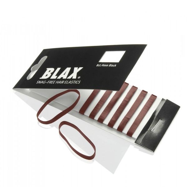 Blax - Snag-Free Hår Elastik BRUN 4mm