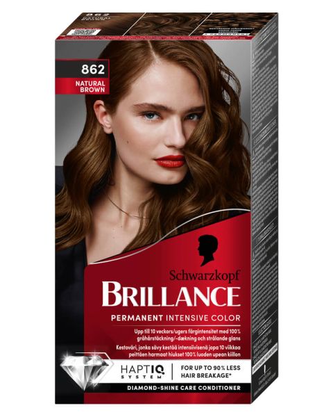 Schwarzkopf Brillance 862 Natural Brown