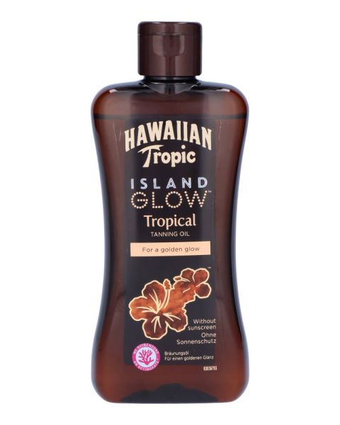 Hawaiian Tropic Island Glow Tropical Tanning Oil For a Golden Glow