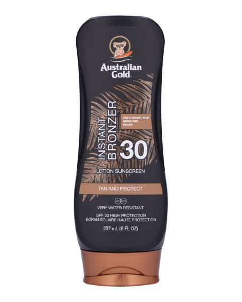 Australian Gold Instant Bronzer Lotion Sunscreen SPF 30