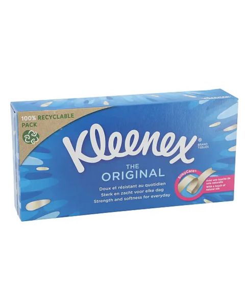 Kleenex The ORIGINAL Boks Lommetørklæde 3lags (Stop Beauty Waste)