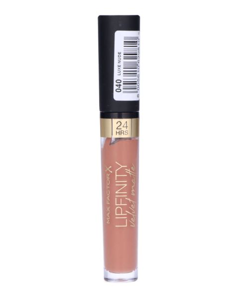 Max Factor Lipfinity Velvet Matte 040 Luxe Nude