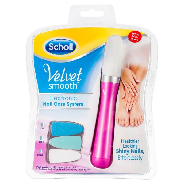 Scholl Velvet Smooth - Electronic Nail Care System - Pink Scholl Velvet Smooth - Electronic Nail Care System - Pink