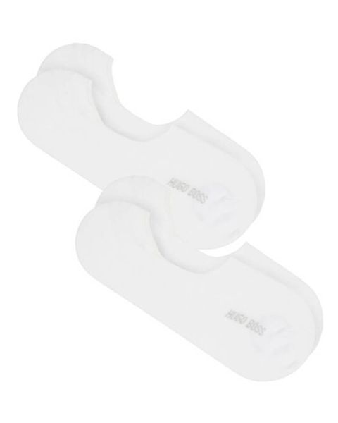 Boss Hugo Boss 2-pack Shoeliner Finest Soft Cotton White Str 43-44