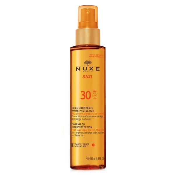 Nuxe Sun Tanning Oil High Protection SPF 30