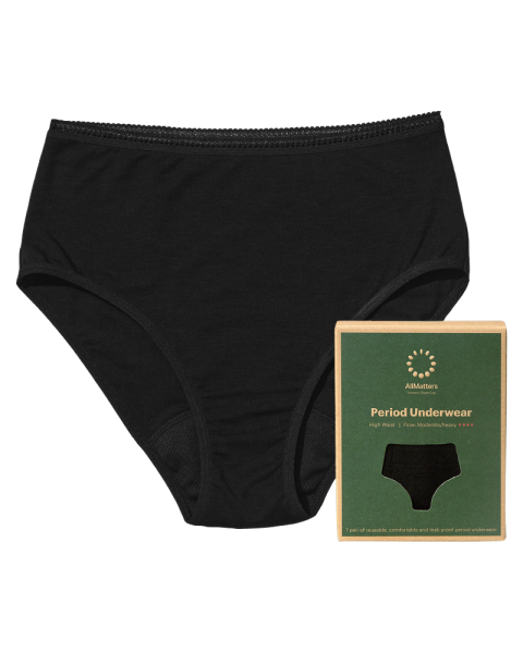 AllMatters Menstruationstrusser High Waist Moderate/Heavy Str. Large AllMatters Menstruationstrusser High Waist Moderate/Heavy Str. Large