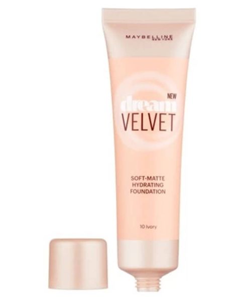 Maybelline Dream Velvet Soft Matte Hydrating Foundation - 10 Ivory