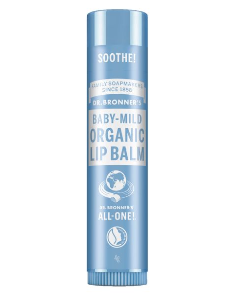 Dr. Bronner's Organic Lip Balm Baby-Mild (Unscented)