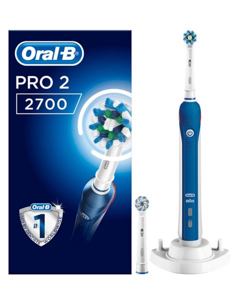 Oral B Pro 2 2700 Blue Cross Action (Stop Beauty Waste)