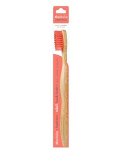 Absolute-Bamboo-Adult-Soft-Toothbrush-Red