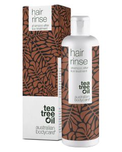Australian Bodycare hair rinse shampoo after lice treatment