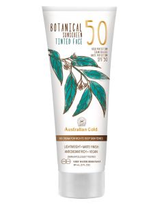 Australian Gold Botanical Sunscreen Tinted Face BB Cream Tan SPF50 