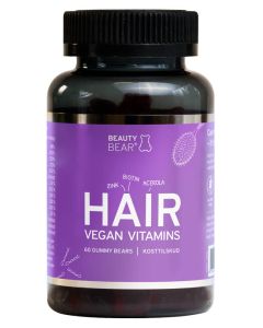 Beauty bear hair vegan vitamins 60 stk