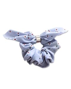 Everneed Bow Scrunchies - Baltic Blue