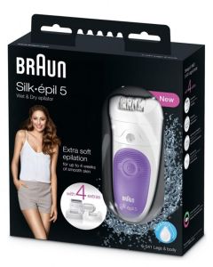Braun Silk Épil 5 - Wet & Dry Epilator 5-541 (Lilla)