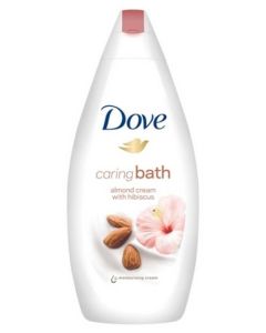 Dove Caring Bath Almond Cream With Hibiscus Body Wash 450ml