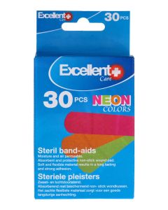 Excellent Houseware Excellent Steril Band-aids NEON (datovare)