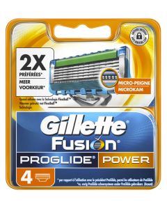 Gillette Fusion Proglide Power 4pak