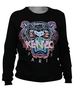 Kenzo Tiger Sweatshirt Black/Light Pink S